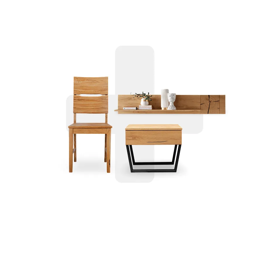 Przejdź do pełnej oferty mebli drewnianych